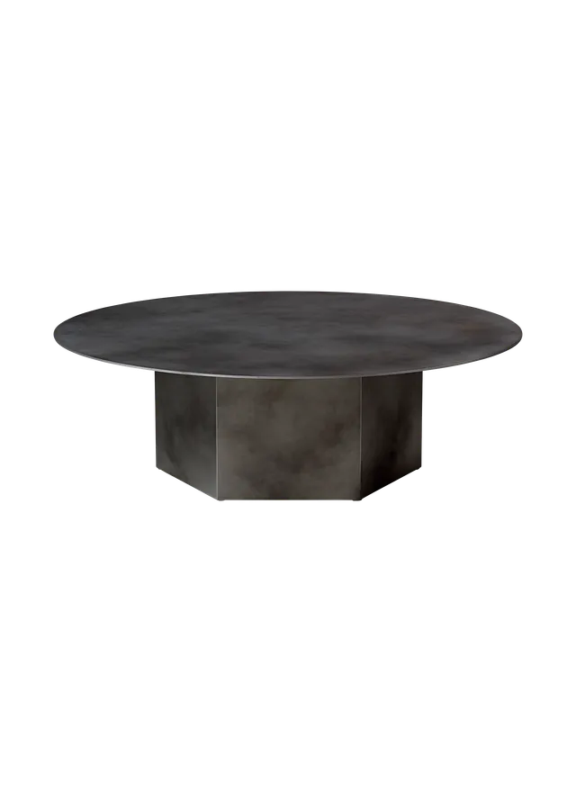 Epic Coffee Table Coffee table Gubi Misty Gray Steel Large 43.3" 