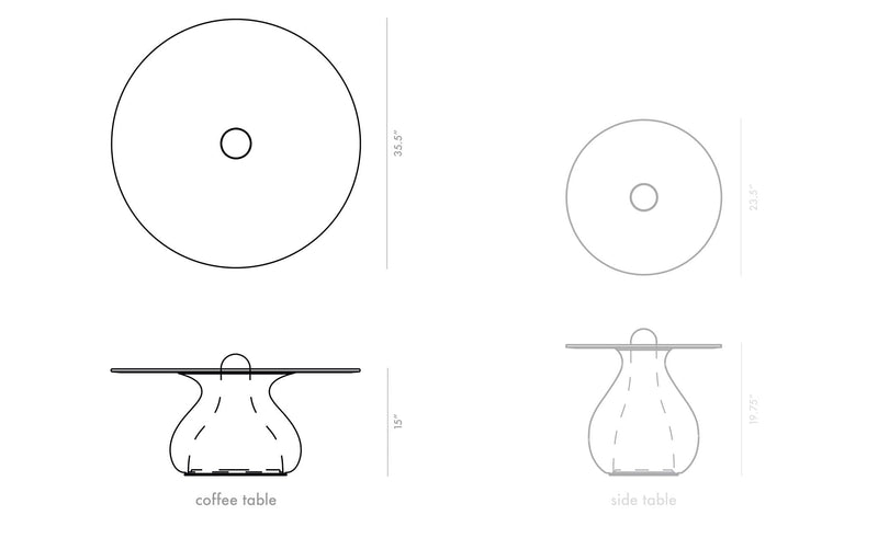 Miya Coffee Table Coffee table Cappellini 