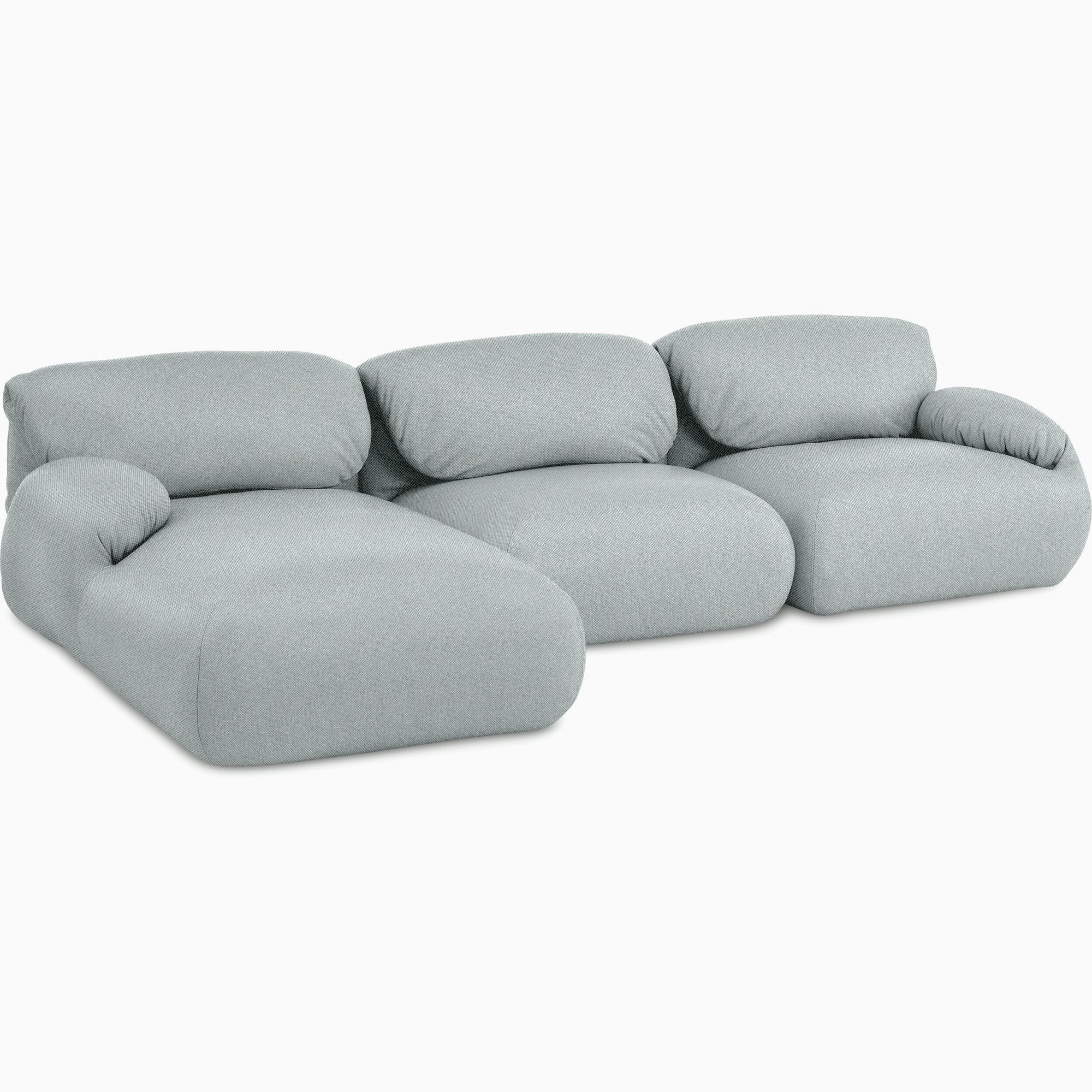 Luva Modular Sectional - Three Seater Sofas herman miller 