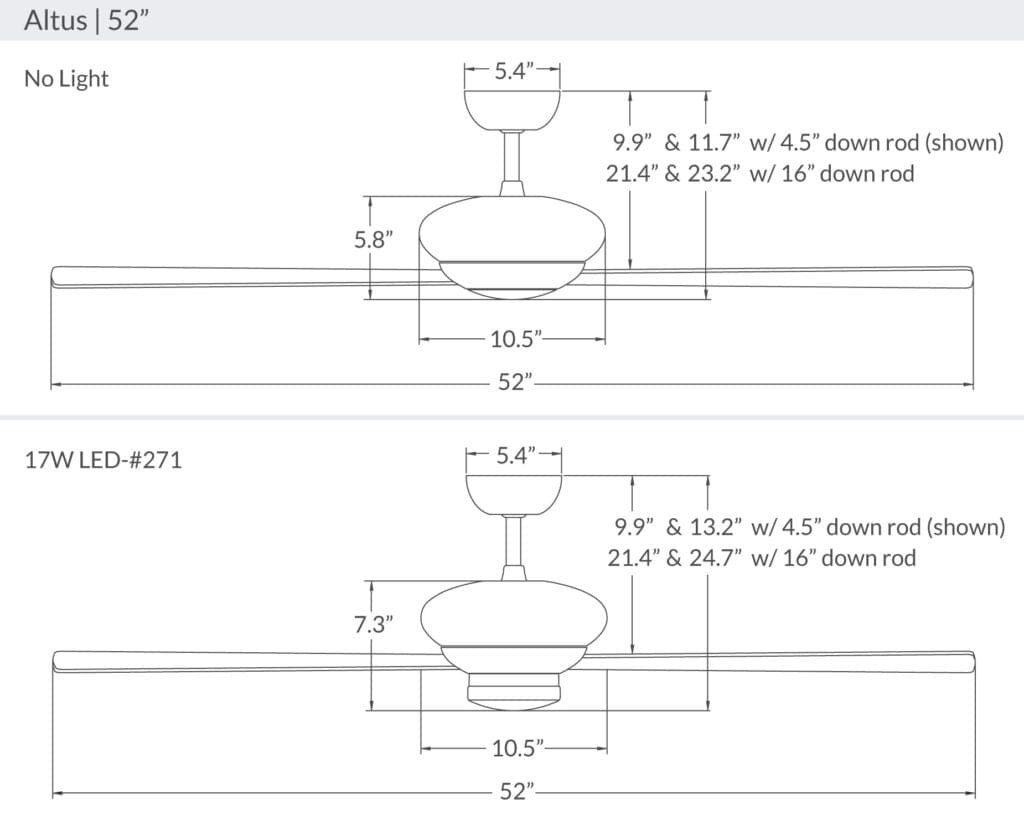 Altus Ceiling Fan Ceiling Fans Modern Fan Co 