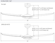 IC/Air3 DC Ceiling Fan Ceiling Fans Modern Fan Co 