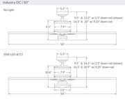Industry DC Ceiling Fan Ceiling Fans Modern Fan Co 