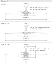 Torsion Ceiling Fan Ceiling Fans Modern Fan Co 