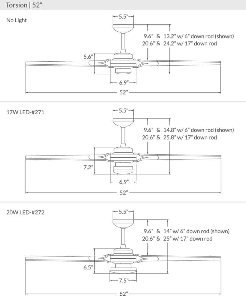 Torsion Ceiling Fan Ceiling Fans Modern Fan Co 