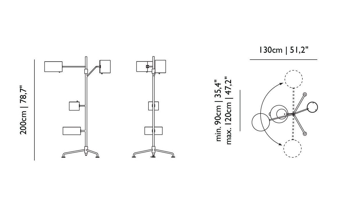 Statistocrat Floor Lamp