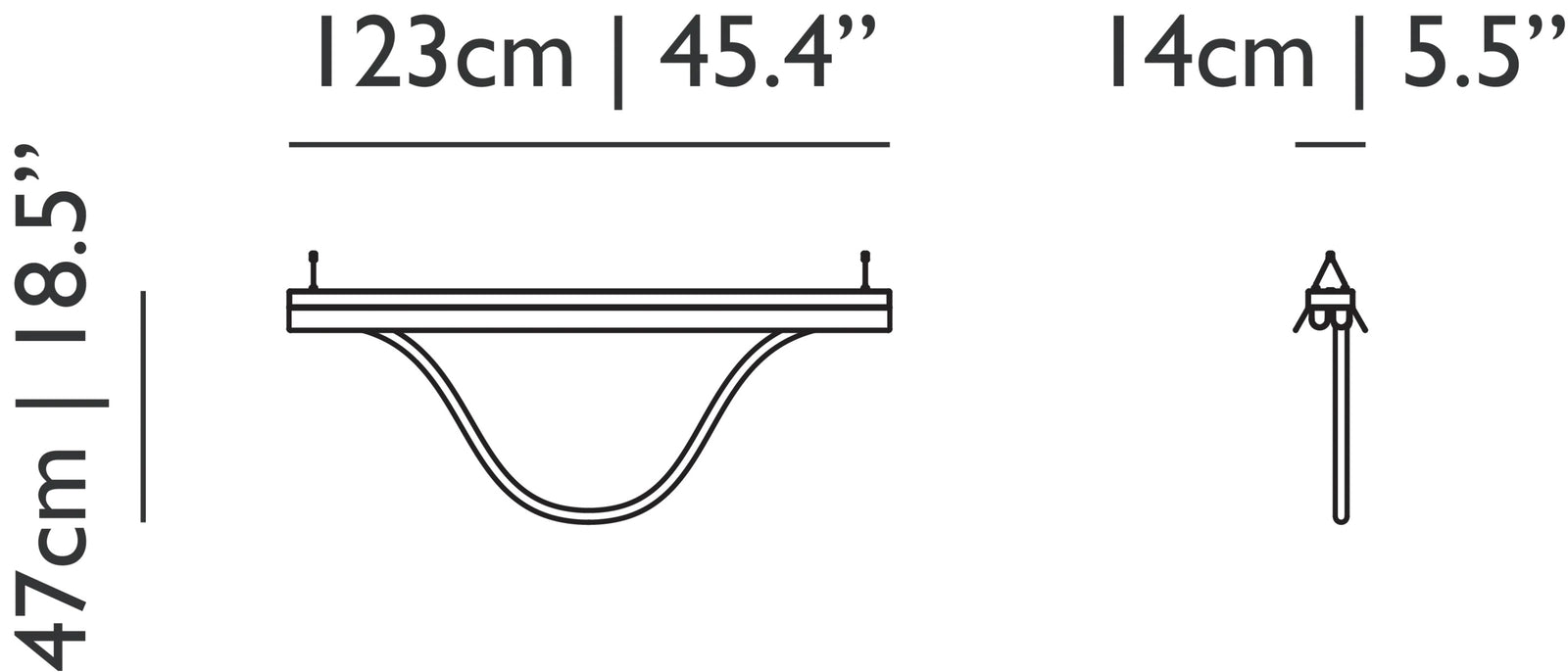 Tubelight Suspension Lamp