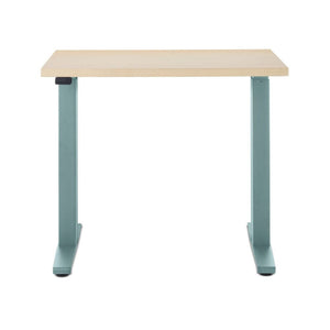 Motia Sit-to-Stand Rectangular Table T-Foot-Dipped in Color Desk Herman Miller 