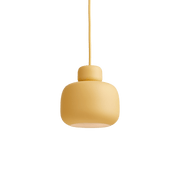 Stone Pendant Light hanging lamps Woud Mustard Yellow 