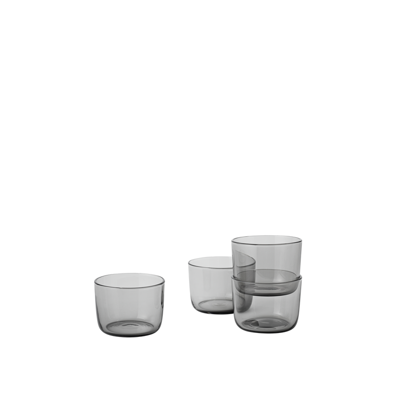 Corky Drinking Glasses Short Set of 4 ***Moving Sale****GREY