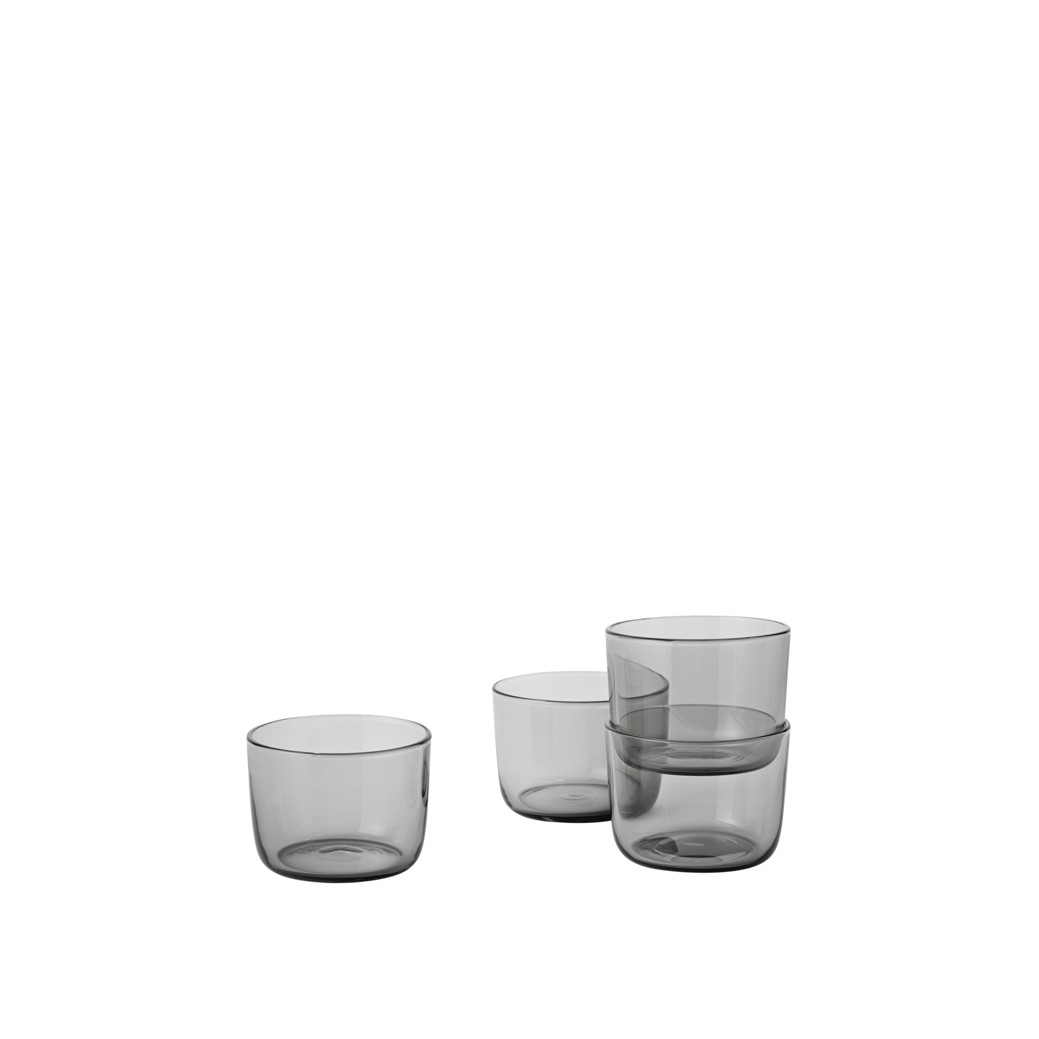 Corky Drinking Glasses Short Set of 4 ***Moving Sale****GREY