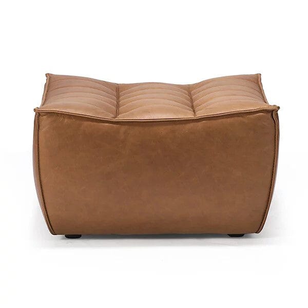 N701 Footstool footstool Ethnicraft Old Saddle Leather 