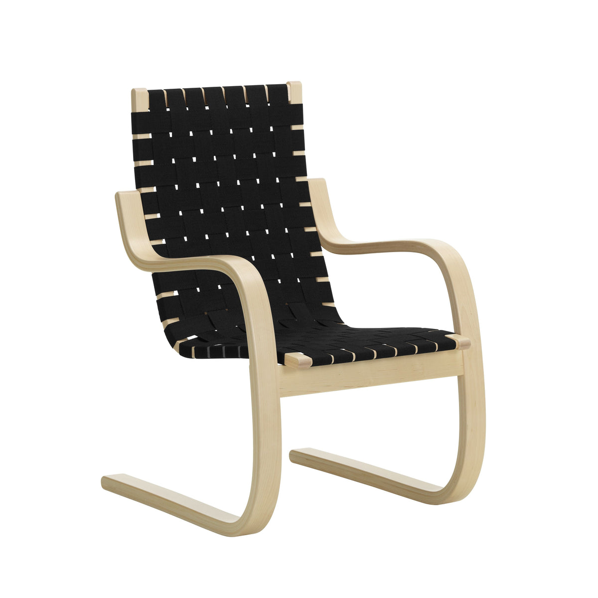 Armchair 406 Armchair Artek Black Webbing 