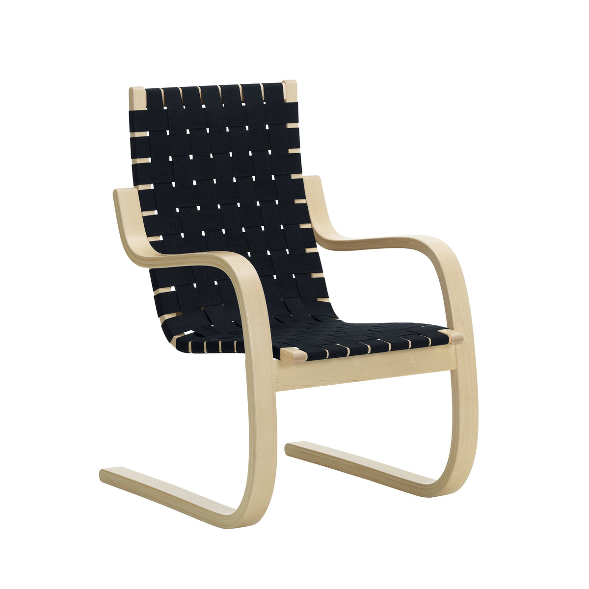 Armchair 406 Armchair Artek Black / Blue Webbing 
