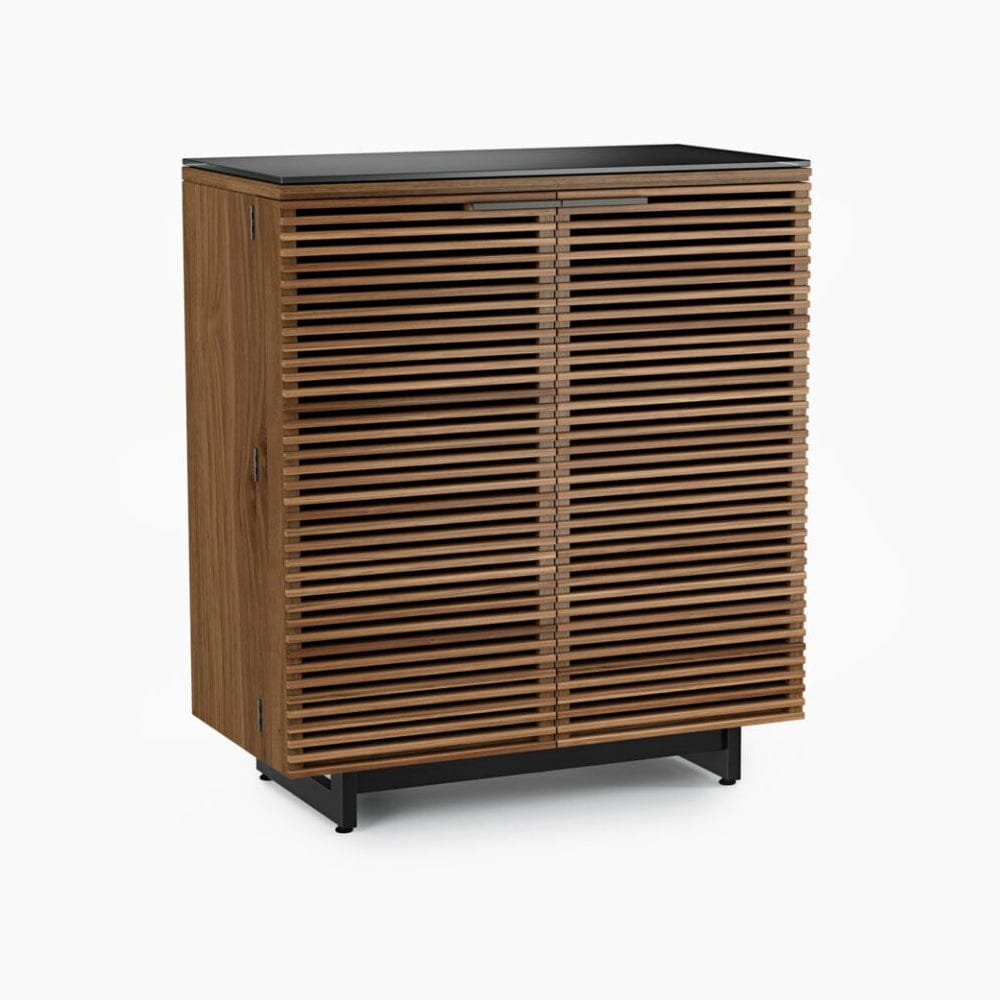 Corridor Compact Home Bar storage BDI Natural Walnut 