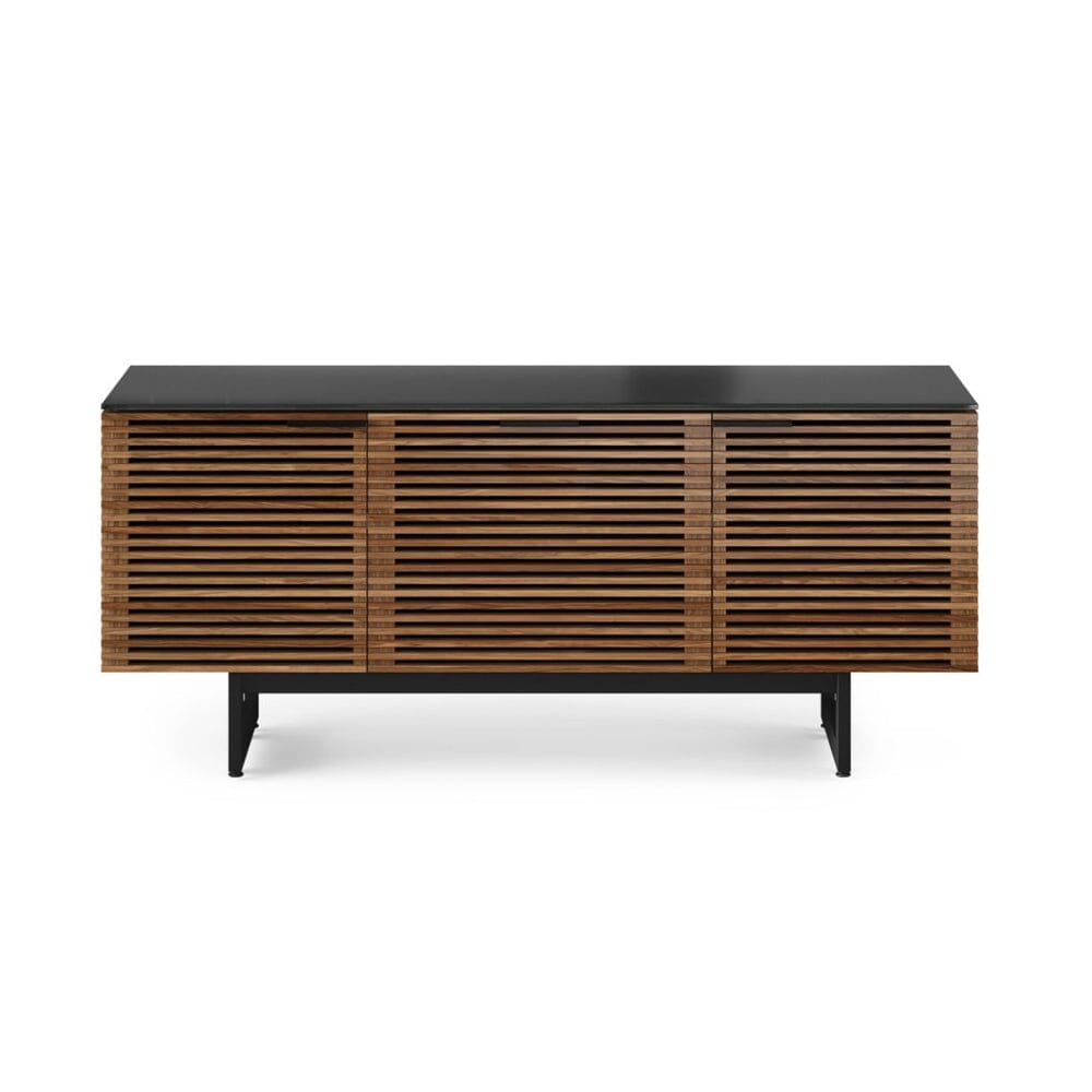 Corridor Media console 8177 Home Theatre BDI Natural Walnut 