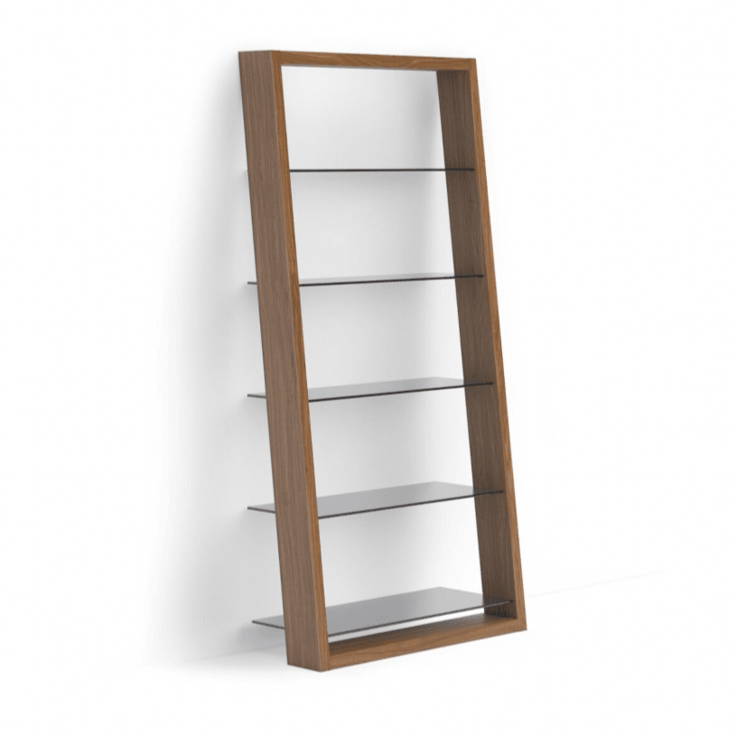 Eileen Shelf 5166 book BDI Natural Walnut 