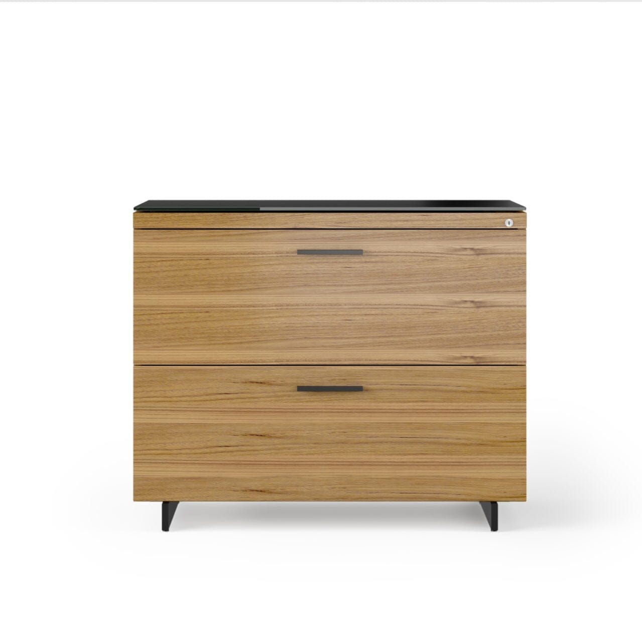 Sequel 20 Lateral File Cabinet 6116 storage BDI Natural Walnut Black 