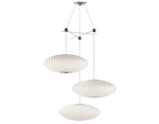 Nelson Triple Bubble Lamp Fixture by Herman Miller