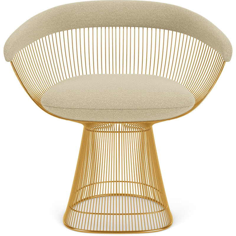 Platner Arm Chair - Gold Side/Dining Knoll 