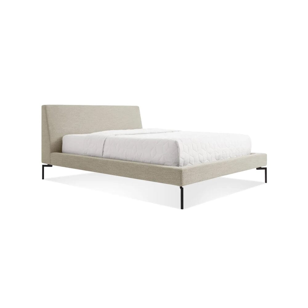 New Standard Bed Bed BluDot Full Tait Stone Black