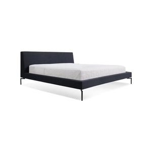 New Standard Bed Bed BluDot King Edwards Navy Black