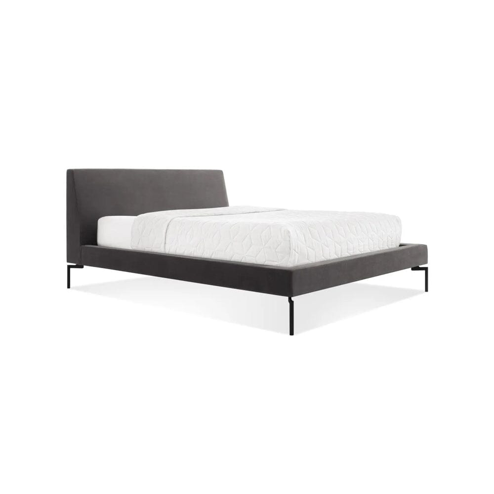 New Standard Bed Bed BluDot Queen Storm Velvet Black