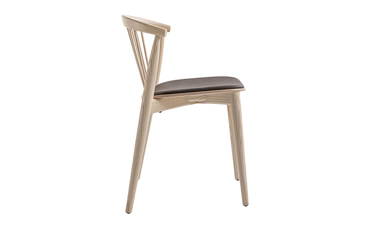 Newood Chair With Upholstered Seat Chair Cappellini 