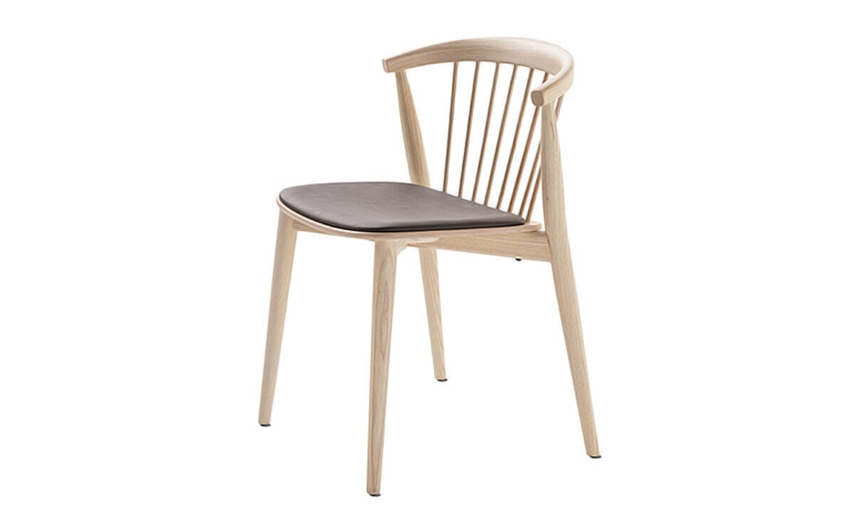 Newood Chair With Upholstered Seat Chair Cappellini 