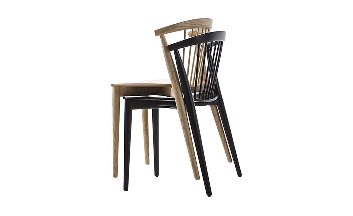 Newood Chair With Wood Seat Chair Cappellini 