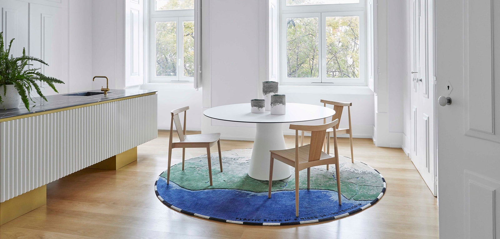 Plastic Rivers Rug Rug Gan 