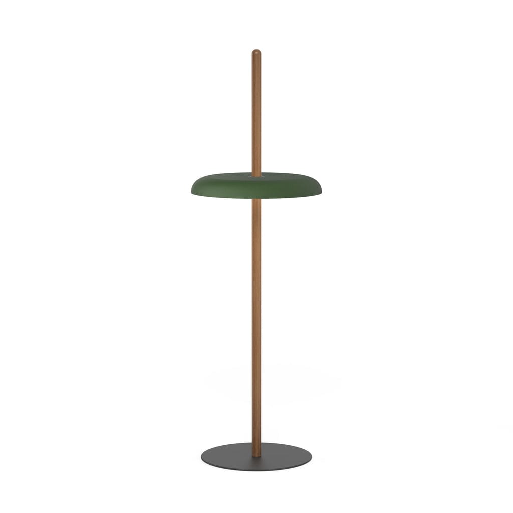 Nivél Floor Lamp Floor Lamps Pablo Walnut Forest Green 