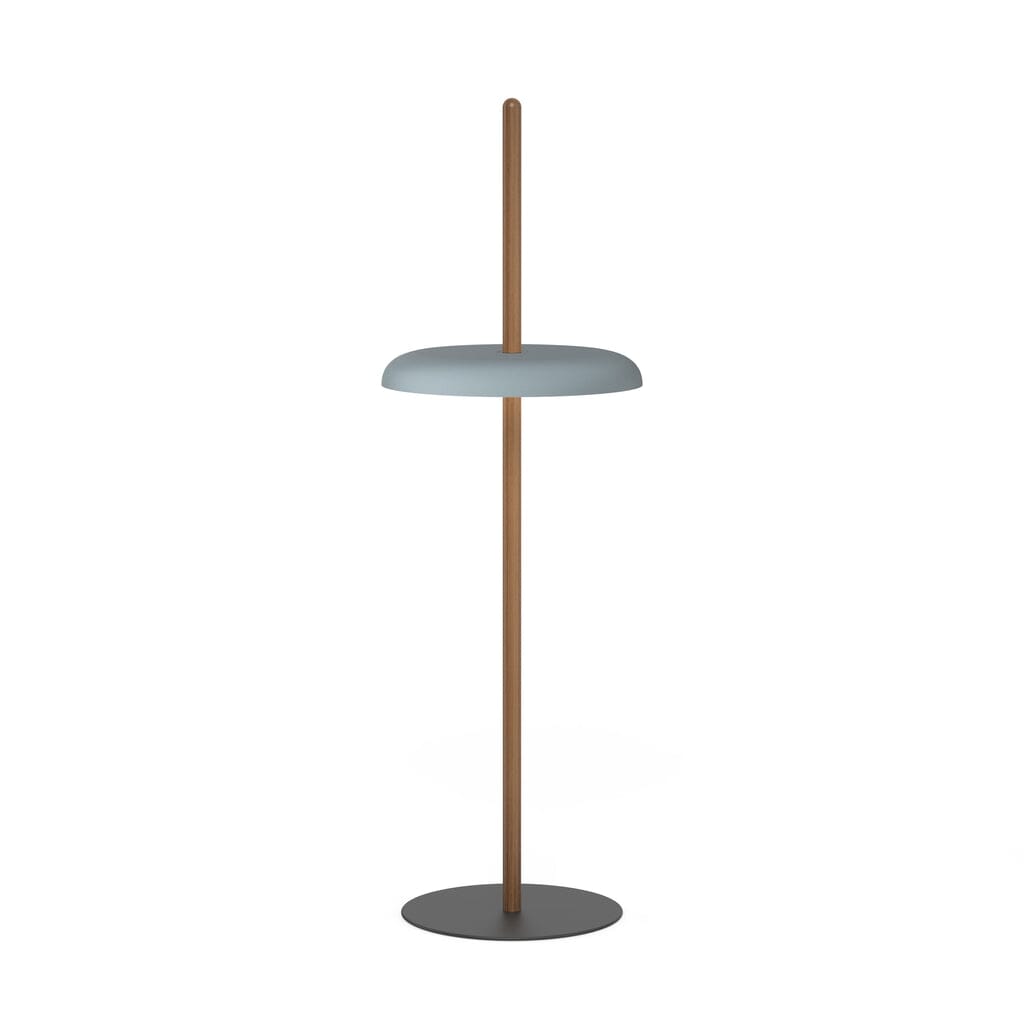 Nivél Floor Lamp Floor Lamps Pablo Walnut Slate Blue 