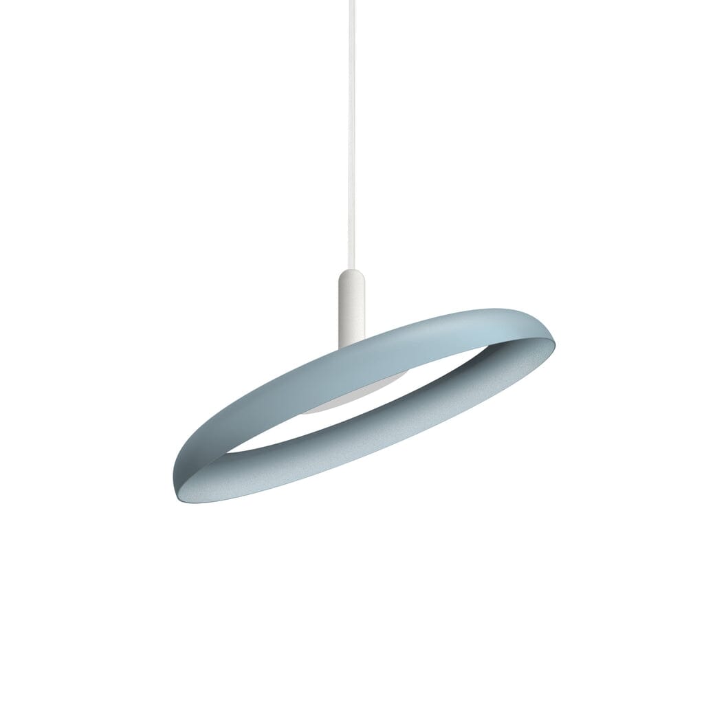 Nivél Pendant hanging lamps Pablo Small White Slate Blue