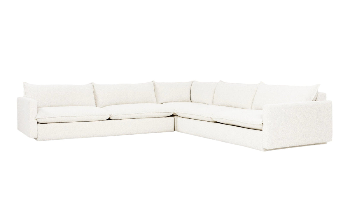 Sola Bi-Sectional Sofa Gus Modern Node Alabaster 