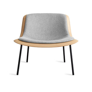 Nonesuch Upholstered Lounge Chair lounge chair BluDot White Oak / Vesper Light Grey 