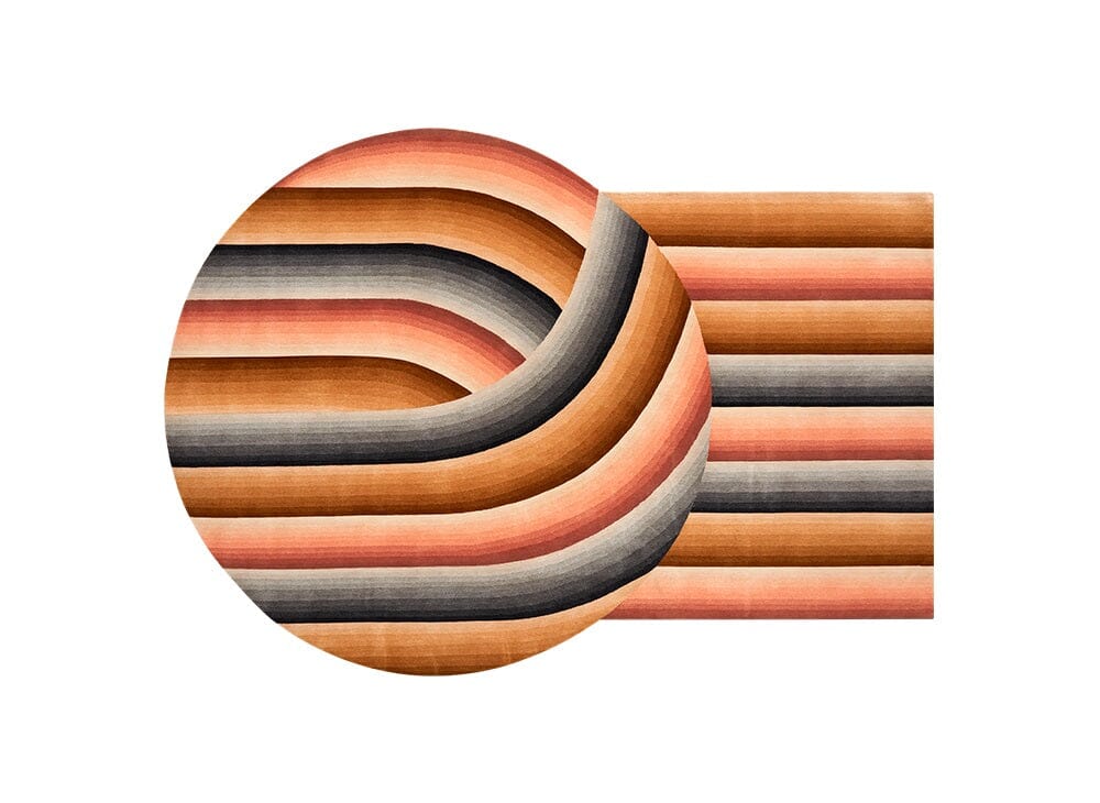 Mirage Round Rug Rug Gan Nude 