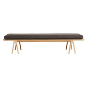 Level Daybed Beds Woud White Pigmented Oak Without Pillow Dark Brown: Alpine 18