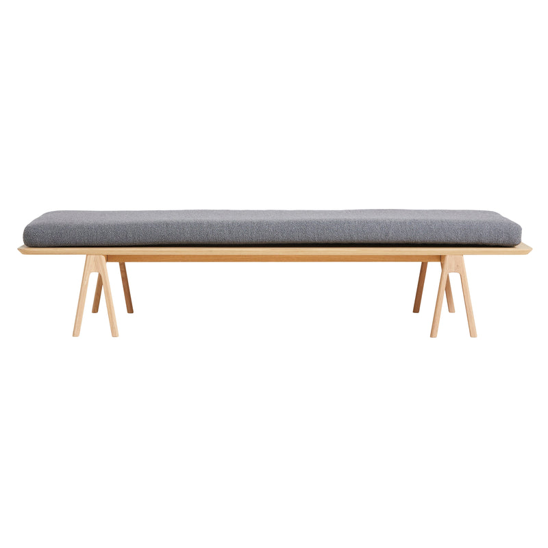Level Daybed Beds Woud White Pigmented Oak Without Pillow Dark Brown: Alpine 65