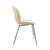 Beetle Dining Chair with Conic Base - Veneer Shell - Front Upholstered Chairs Gubi 