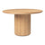 Moon Dining Table - Round Dining Tables Gubi 47.2" Dia x 28.7" H Solid Oak - Oiled 