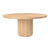 Moon Dining Table - Round Dining Tables Gubi 59.1" Dia x 28.7" H Solid Oak - Soaped 