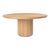 Moon Dining Table - Round Dining Tables Gubi 59.1" Dia x 28.7" H Solid Oak - Oiled 