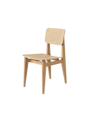 C-Chair Dining Chair- Unupholstered French Cane Chairs Gubi Oak Oiled Oak Oiled 