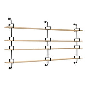 Demon Shelf storage Gubi Oak Large 4 Shelves