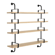 Demon Shelf storage Gubi Oak Medium 4 Shelves