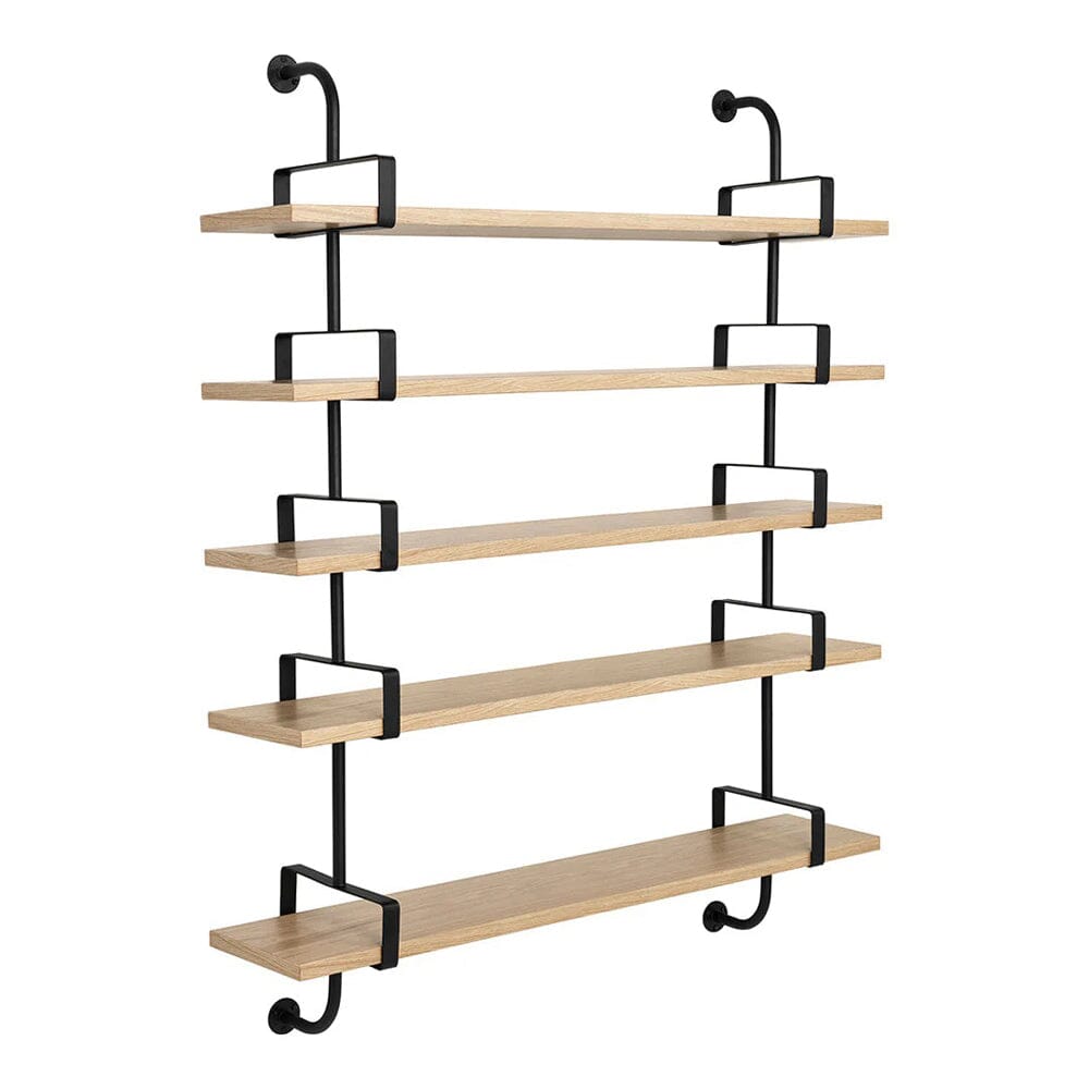 Demon Shelf storage Gubi Oak Medium 5 Shelves