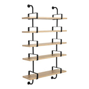 Demon Shelf storage Gubi Oak Small 5 Shelves
