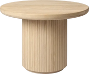 Moon Coffee Table - Wood Top Tables Gubi Solid Oak Soap Treated Solid Oak Soap Treated Small (60 x H45 cm)