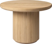 Moon Coffee Table - Wood Top Tables Gubi Solid Oak Oiled Solid Oak Oiled Small (60 x H45 cm)