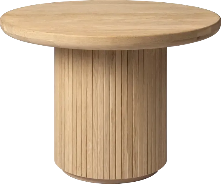 Moon Coffee Table - Wood Top Tables Gubi Solid Oak Oiled Solid Oak Oiled Small (60 x H45 cm)